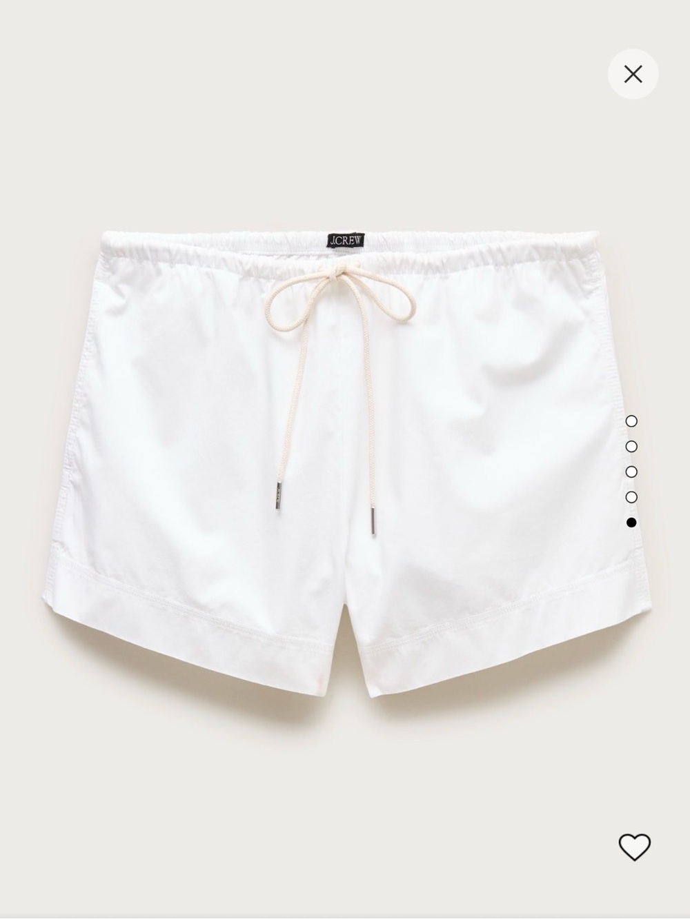 J. Crew Cruise Short in cotton poplin
